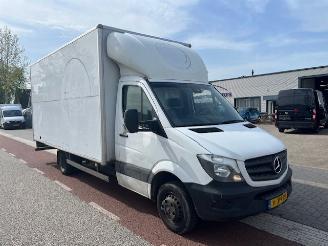 damaged motor cycles Mercedes Sprinter 514 CDI 105KW AUTOM. GROTE KOFFER EURO6 2017/2